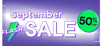 September Flash Sale 50% Off