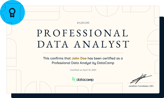 Data Analyst Certificate