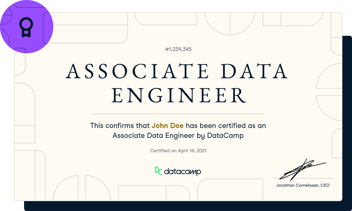Data Engineer Certificate