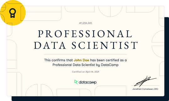 Data Scientist Certificate