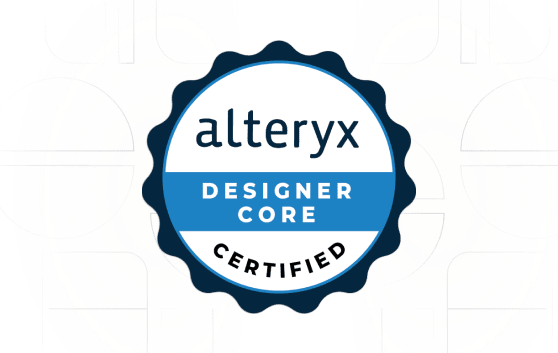 Alteryx Certification badge
