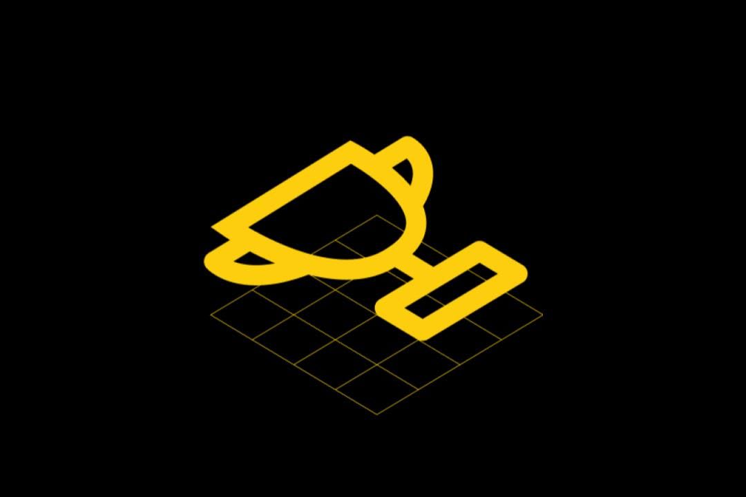 A trophy icon which represents DataCamp learning competition (for onboarding)