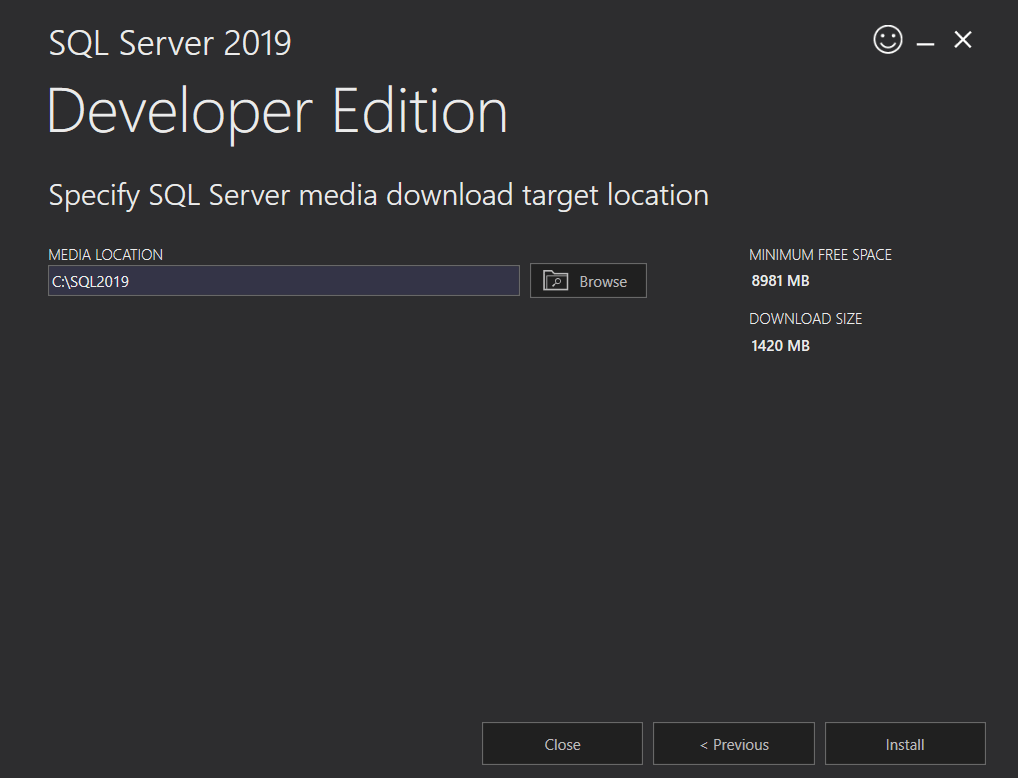 Install Developer Edition