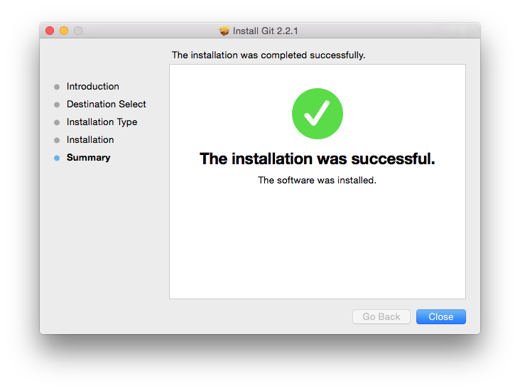 Git Installation Screenshot