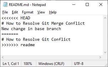 Resolving a Merge Conflict Manually