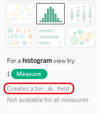 Creates a Bin Field