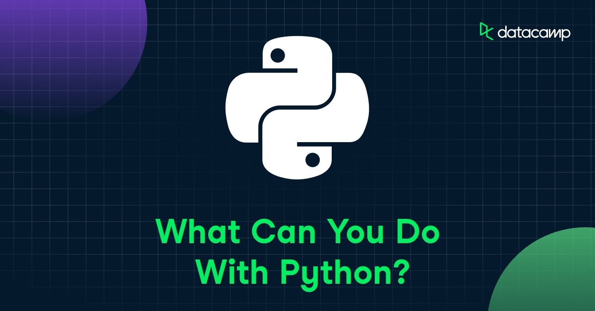 What can you do with Python