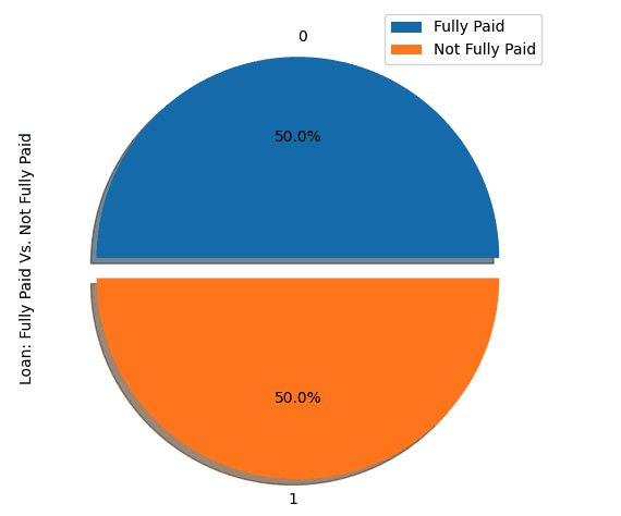 oan borrowers' distribution after undersampling the majority
