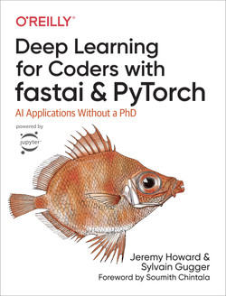 Deep Learning for Coders with fastai and PyTorch by Jeremy Howard and Sylvain Gugger