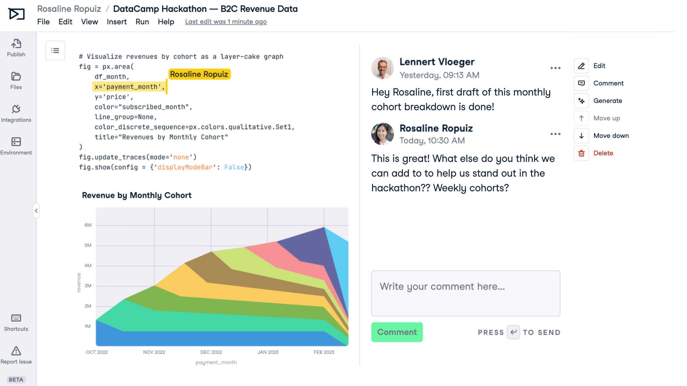 A leaderboard tool for hackathons