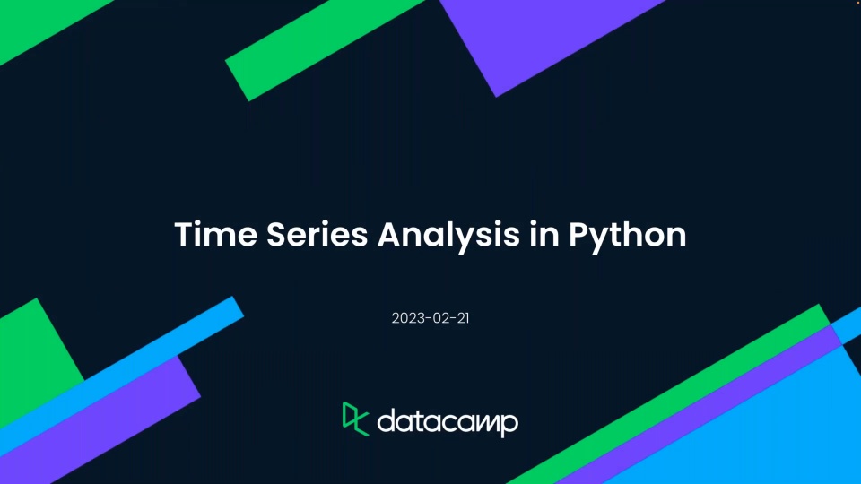 Time Series Analysis In Python Datacamp 8756