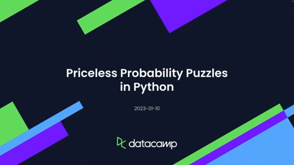 Priceless Probability Puzzles in Python | DataCamp