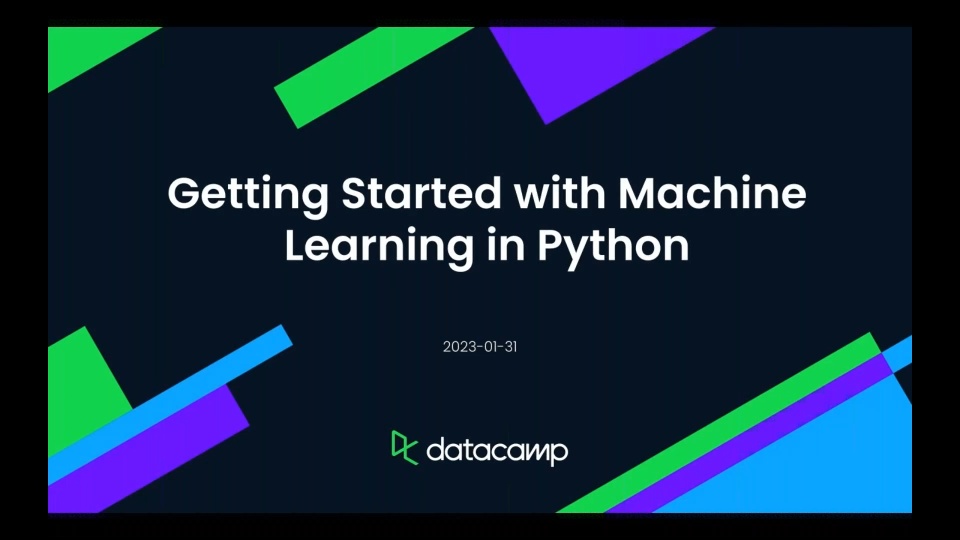 Machine learning 2024 toolbox datacamp