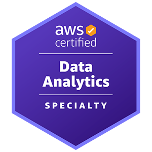 AWS Certified Data Analytics - Specialty badge