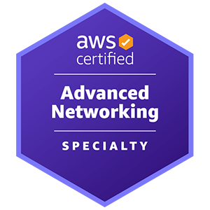 AWS Certified Advanced Networking - Specialty badge