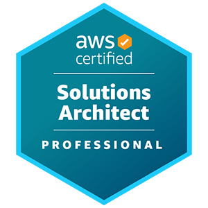 AWS Certified Solutions Architect - Professional badge